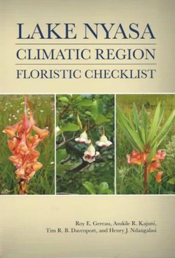   Lake Nyasa Climatic Region: Floristic Checklist. 2012. (Monogr. Syst. Bot.,122). 118 p. gr8vo. Paper bd.