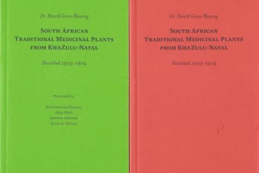  South African Traditional Medicinal Plants from KwaZulu - Natal. 2 vols. illus. 239 p. plus illus. Paper bd. 8vo. - In box. 