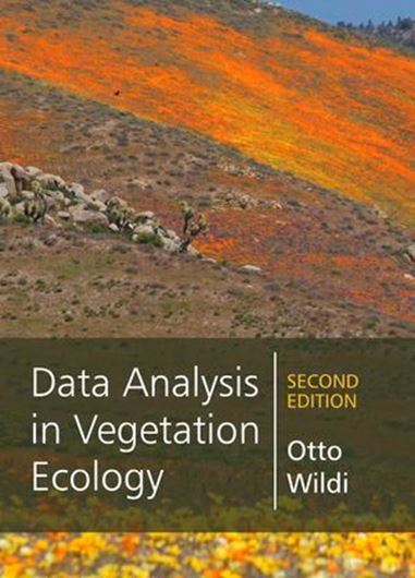  Data Analysis in Vegetation Ecology. 2nd ed. 2013. illus. XXVI, 301 p. gr8vo. Paper bd.