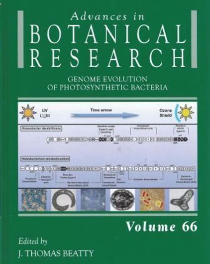  Vol. 66: Beatty, J. Thomas (ed.): Genome Evolution of Photosynthetic Bacteria. 2013. illus. XVII, 425 p. gr8vo. Hardcover.