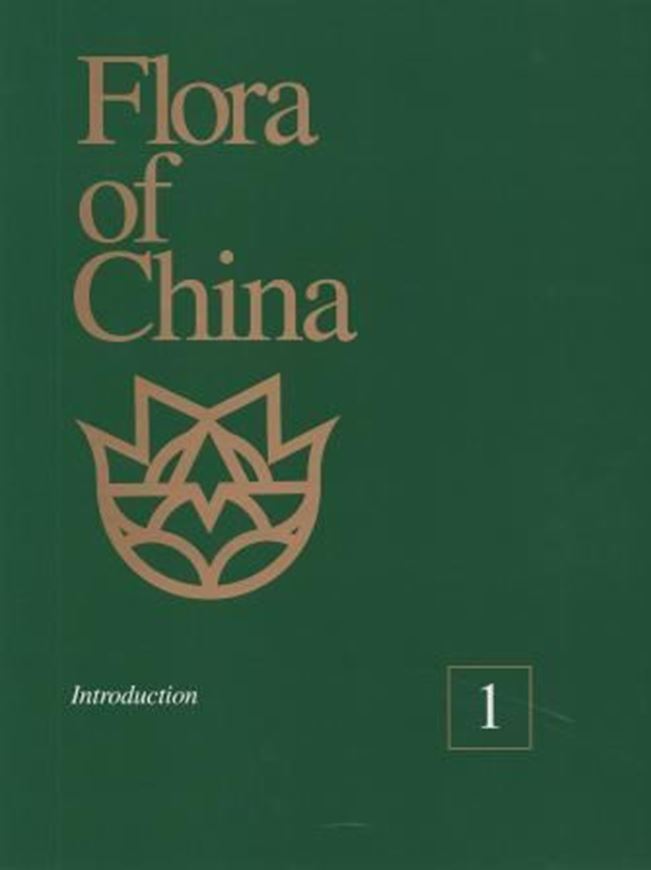 Revised and condensed English language edition of "Flora Reipublicae Popularis Sinicae". Volume 01: Introduction. 2013. XI, 253 p. 4to. Hardcover.