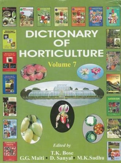  Dictionary of Horticulture. Vol. 7: Luzula - Ozothamnus. 2008. 594 col. photogr. XIII, 650 p. gr8vo. Hardcover.