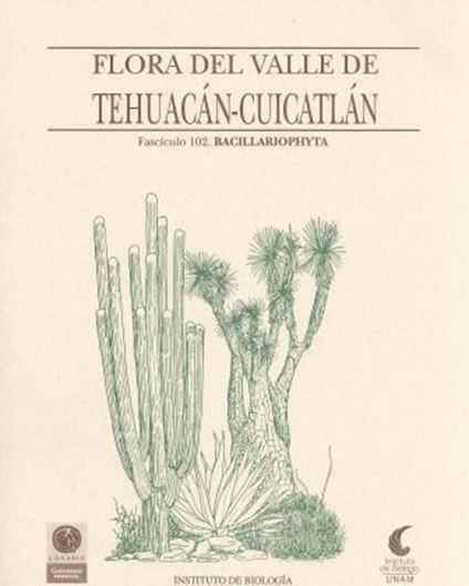  No. 102: Novelo, Elberto: Bacillariophyta. 2012. 209 figs. (line - drawings). 230 p. gr8vo. Paper bound .- In Spanish.