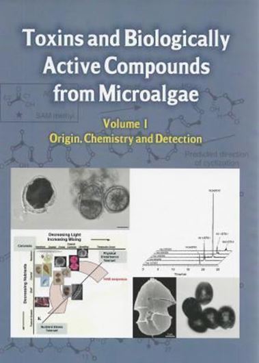 Toxins and Bilogically Active compounds from Microalgae. Volume 1. 2014. 141 figs. XI, 530 p. gr8vo. Hardcover.