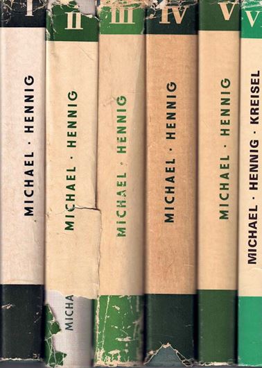 Handbuch für Pilzfreunde. 6 Bände. 1964 - 1971. Hardcover.