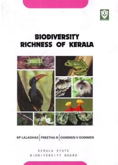 Biodiversity richness of Kerala. 2016. illus.(col.). 460 p.