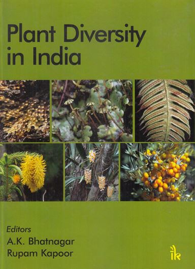 Plant diversity in India. 2018. illus. XVIII, 603 p. gr8vo. Hardcover.