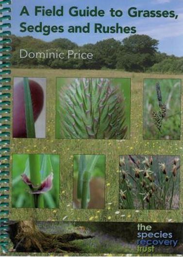 Field Guide to Grasses, Sedges, Rushes. 2017. Many col. figs. 74 p. Ringbinder.