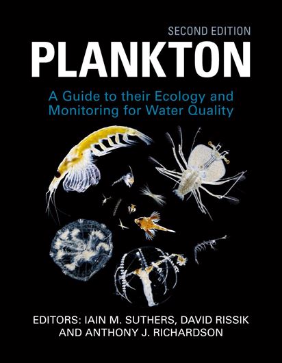 Plankton. A Guide to their Ecology and Monitoering for Water Quality. 2019. illus. 248 p. Hardcover.