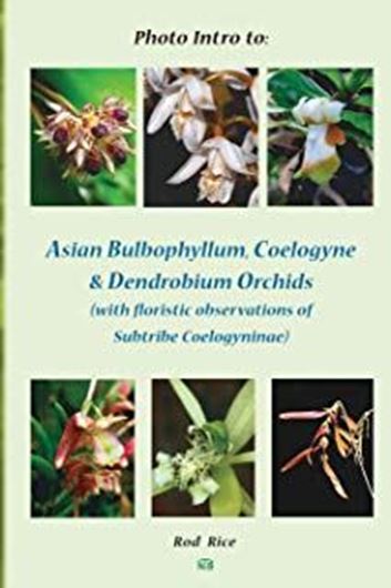Photo Intro to Asian Bulbophyllum, Coelogyne & Dendrobium Orchids. With floristic observation of subtribe Coleogynae. 2109. illus. 222 p. Paper bd.