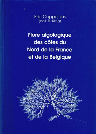 Flore algologique des côtes du Nord de la France et de la Belgique. 1995. (Scripta Botanica Belgica,9). illus.(line drawings).  454 p.