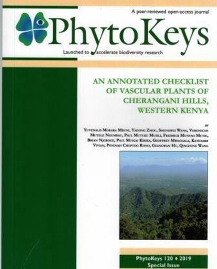 An annotated checklist of vascular plants of Cherangani Hills, Western Kenya. 2019. (PhytoKeys). 90 p. Paper bd.