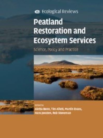 Peatland Restoration and Ecosystem Services. 2016. (Ecological Reviews). illus. 516 p. Hardcover.