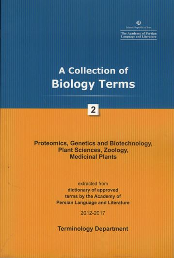 Volume 2: Proteomics, Genetics, Biotechnology, Plant Sciences, Zoology, Medicinal Plants. 2018. 239 p. Paper bd.