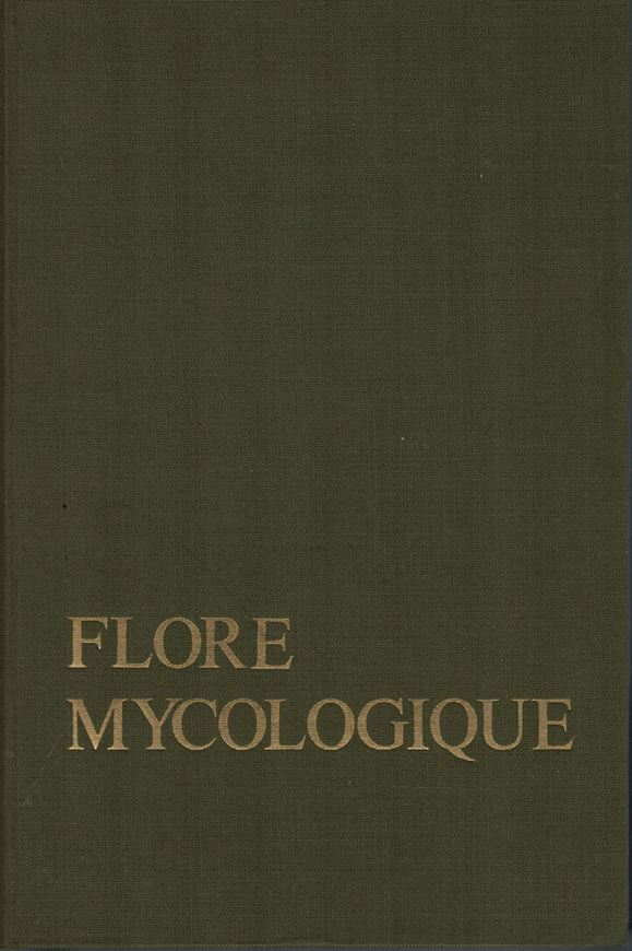 Flore Mycologique / Mycological Flora. Volume 3 & 4 (=text & plates). Cortinariales. 1977. 170 (85 col.) pls. 316 P. gr8vo, Cloth.