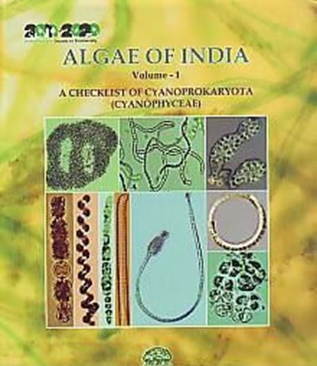 Algae of India. 3 vols. 2012 - 2015.(Flora of India. Series 4: Special and Miscellaneous Publications).  illus. XII,678 p. 4to.