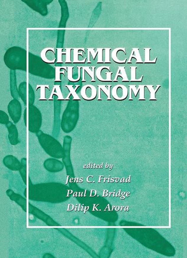 Chemical Fungal Taxonomy. 2019. 424 p. gr8vo. Paper cover.