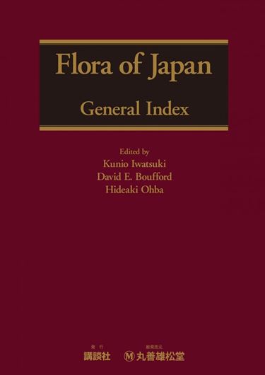 Ed. by Iwatsuki, Kunio, Takasi Yamazaki, a.oth.: Volumes 1, 2a, 2b, 2c, 3a, 3b, 4a, 4b, General index. 1995-2020. 4to. Cloth. - In English.