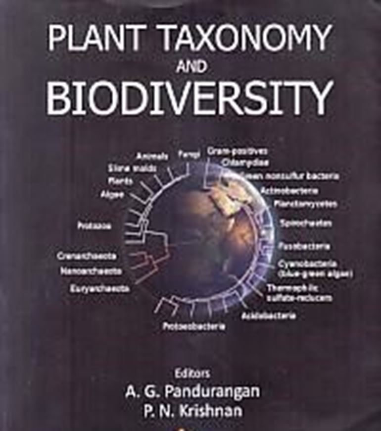 Plant taxonomy and biodiversity. 2019. illus.(b/w). X, 272 p. Hardcover. Paper bd.