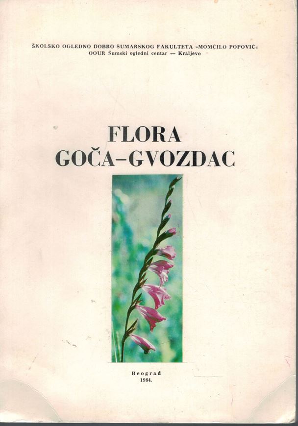 1984. illus. 254 p. - Serbian, with Latin nomenclature.