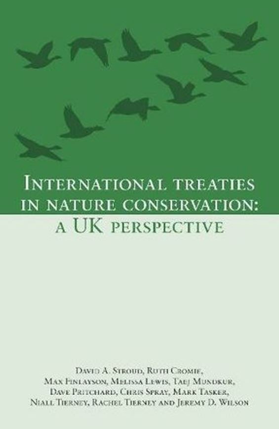 International Treaties in Nature Conservation. A UK Perspective. 2021. illus. 94 p. gr8vo. Paper bd.