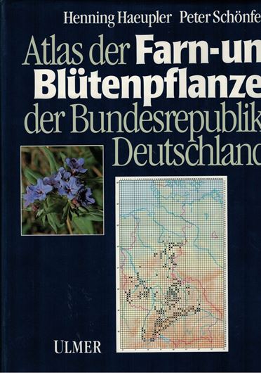 Atlas der Farn- und Blütenpflanzen der Bundesrepublik Deutschland. 1988. 96 Farbphotogr. 2490 Verbreitungskarten.  768 p. 4to. Hardcover.