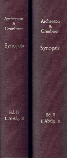 Synopsis der mitteleuropäischen Flora. Band 2,Abtheilung 1. Embryophyta Siphonogama (Angiospermae: Monocotyledones (Glumiflorae 1. Gramina). 1898 - 1902.  795 p. gr8vo. Cloth.