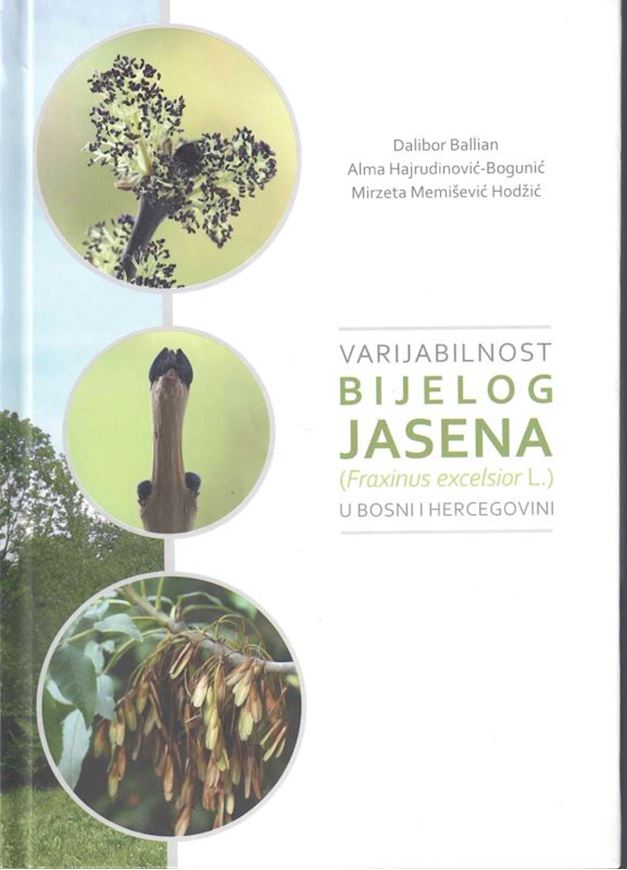 Varijabilnost bijelog jasna (Fraxinus excelsior L.) u Bosni i Herzegovine (Variability of white ash (Fraxinus excelsior L.) in Bosnia and Hercegovina). 2021. illus. (col.) 192 p. - In Bosnian.