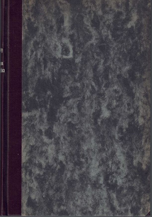 Die verbreitungsöklogischen Verhältnisse der Pflanzen Palästinas. 1: Die antitelechorischen Erschinungen. 1937. (Beih. Bot. Centralbl, LVI, Abt. A). 17 Fig. 12 Tafeln. 155 S. gr8vo.
