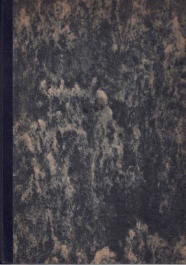 Pflanzengeographie. 1933. ( Sonderdruck aus dem Handbuch der Geogr. Wissenschaft). 6 Farbtafeln mit eingeklebten Bildern und einer Faltkarte (Pflanzengeographische Gliederung der Erde). 70 Photogr. 80 S. 4to. Pappeinband.