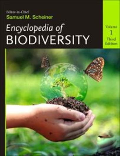 Encyclopedia of Biodiversity. 6 volumes 2023. 5600 p. Hardcover.