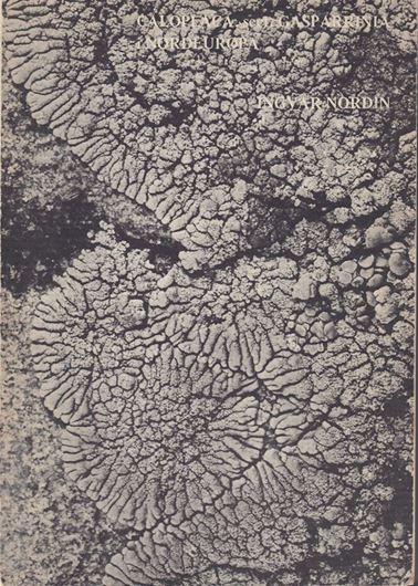Caloplaca, sect. Gasparrinia i Nordeuropa.  Taxonomiska och ekologiska studier. 1972. illus. X, 184 p. Paper bd.- Swedish, with English abstract.