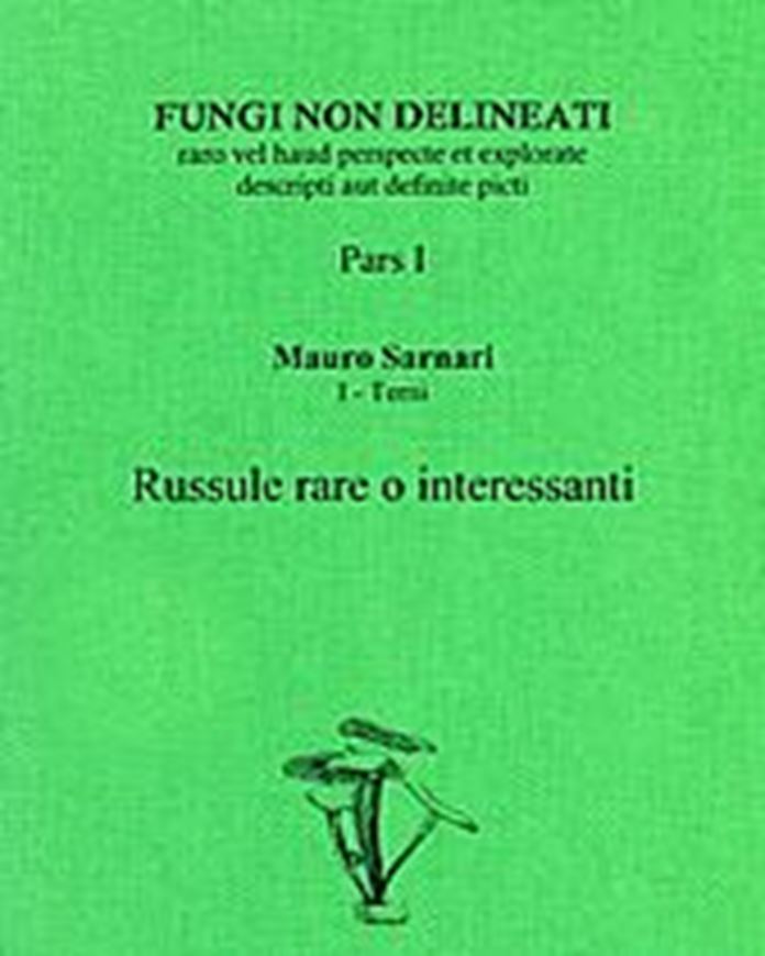 Fasc. 1 - 16, 24 - 26, 31-36. 1997 - 2006. gr8vo. Paper bd. - In Italian, with Latin nomenclature.