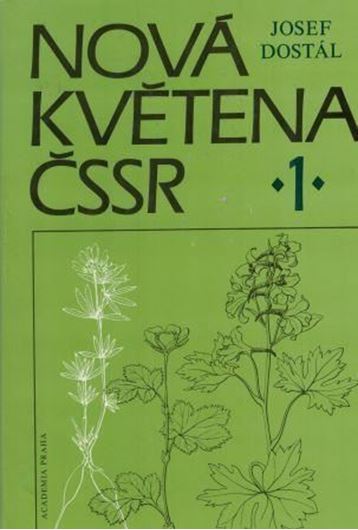 Nova Kvetena CSSR. 2 volumes. 1989. 336 figures (mainly full-page line-drawings). 1548 p. 4to. Cloth. - In Czech, with Latin nomenclature and Latin species index.