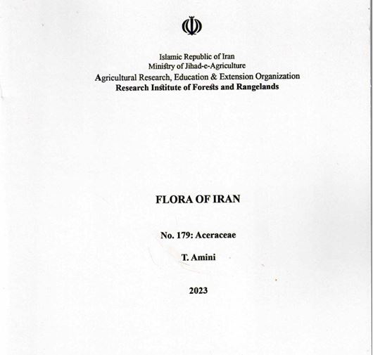 Fasc. 179: Amini, T. Aceraceae. 2023. 71 p.gr8vo. Paper bd. - In Farsi.