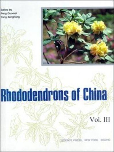 Rhododendrons of China. Volume 3. 1999. 294 col. photogr. 105 distrib. maps. VII, 177 p. 4to. Cloth.- In English.
