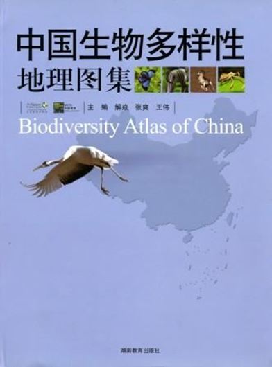  Biodiversity Atlas of China. 2009. 246 p. gr8vo. Hardcover.- Bilingual, in Chinese and English.