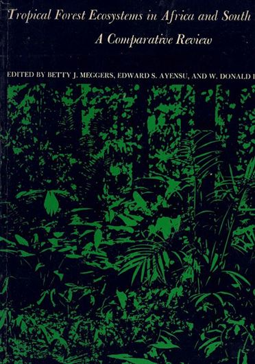 Tropical Forest Ecosystems in Africa and South America. A comparative review. 1973. illus. 350 p. 4to. Cloth.