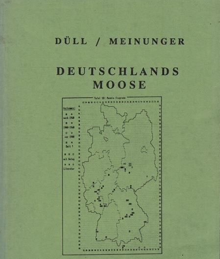 Deutschlands Moose. 3 Bände. 1989 - 1994. Viele Verbreitungskarten. 835 S. 8vo. Broschiert.
