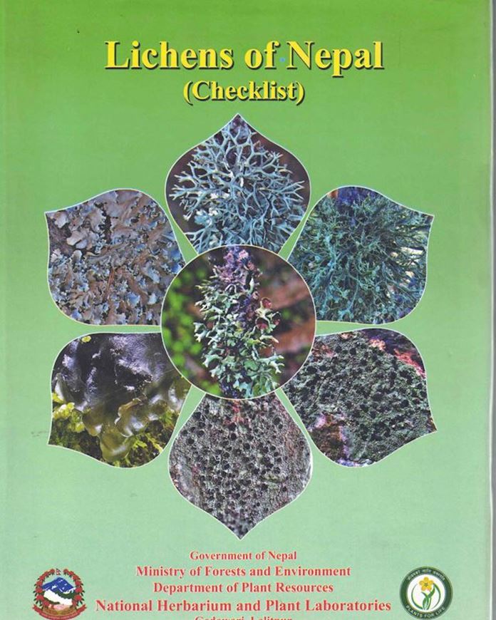 Lichens of Nepal: checklist. 2022. illus. (col.) 256 p. gr8vo. Paper bd.