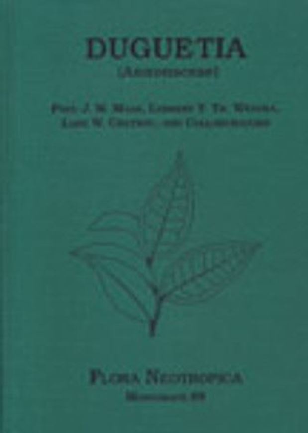 Vol. 088: Maas, Paul J.M.,  L.Y.Th. Westra, a. oth.: Duguetia (Annonaceae). 2003. 103 figs. line - drawings & dot maps). IV, 274 p. gr8vo. Cloth.