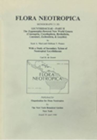 Vol. 022: Sleumer, H.O.: Flacourtiaceae. 1980. some distribution maps. 500 p. gr8vo. Paper bd.