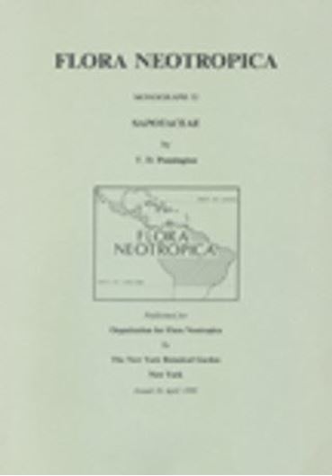 Vol. 052: T.D.Pennington: Sapotaceae. 1990. 189 figs. 770 p. gr8vo. Paper bd.