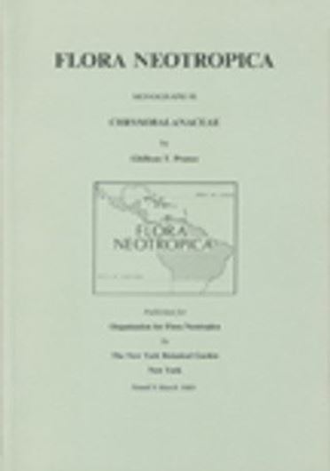 Vol. 009: Supplement: Prance G.: Chrysobalanaceae. 1989. 155 figs. 267 p. gr8vo. Paper bd.