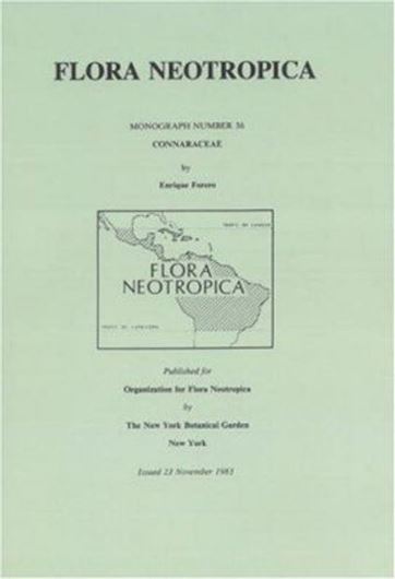 Vol. 036: Forero, Enrique: Connaraceae. 1983. 74 figs. 208 p. gr8vo. Paper bd. in Spanish.