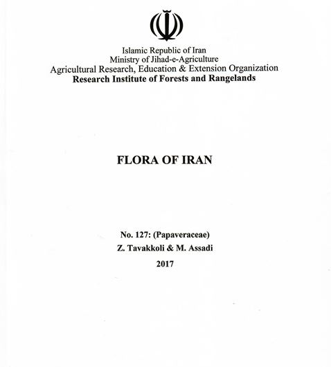Fasc. 127: Papaveraceae. 2017. 152 p. gr8vo. Paper bd.- In Farsi.
