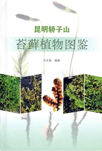 Atlas of Bryophytes in Jiaozi Mountain, Kunming (Kunmíng jiàozi shan táixian zhíwù tújiàn.  2023. 255 p. gr8vo. Paper bd. - In Chinese, with Latin nomenclature.