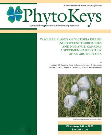 Vascular plants of Victoria Island (Northwest Territories and Nunavut, Canada): a speciemn based study on an Arctic flora. 2022. (PhytoKeys). 330 p. Paper bd.