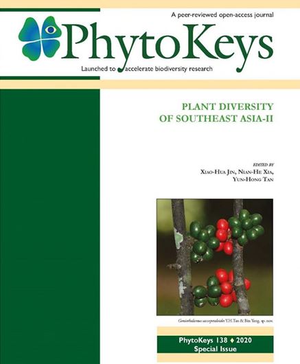 Plant diversity of Southeast Asia, II. 2020. (PhytoKeys). 240 p. Paper bd.