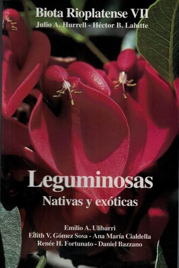 Edited by Julio A. Hurrell and Hector B. Lahite. Vol. VII: Ukibarri, Emilio and oth.: Leguminosas Nativas y Exoticas. 2002.. Many col. photographs. 319 p. gr8vo. Paper bd.